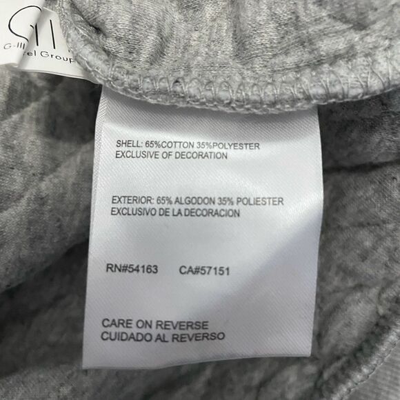 🟢NFL Broncos Quilted Light Grey Pullover XXL - Picture 8 of 9